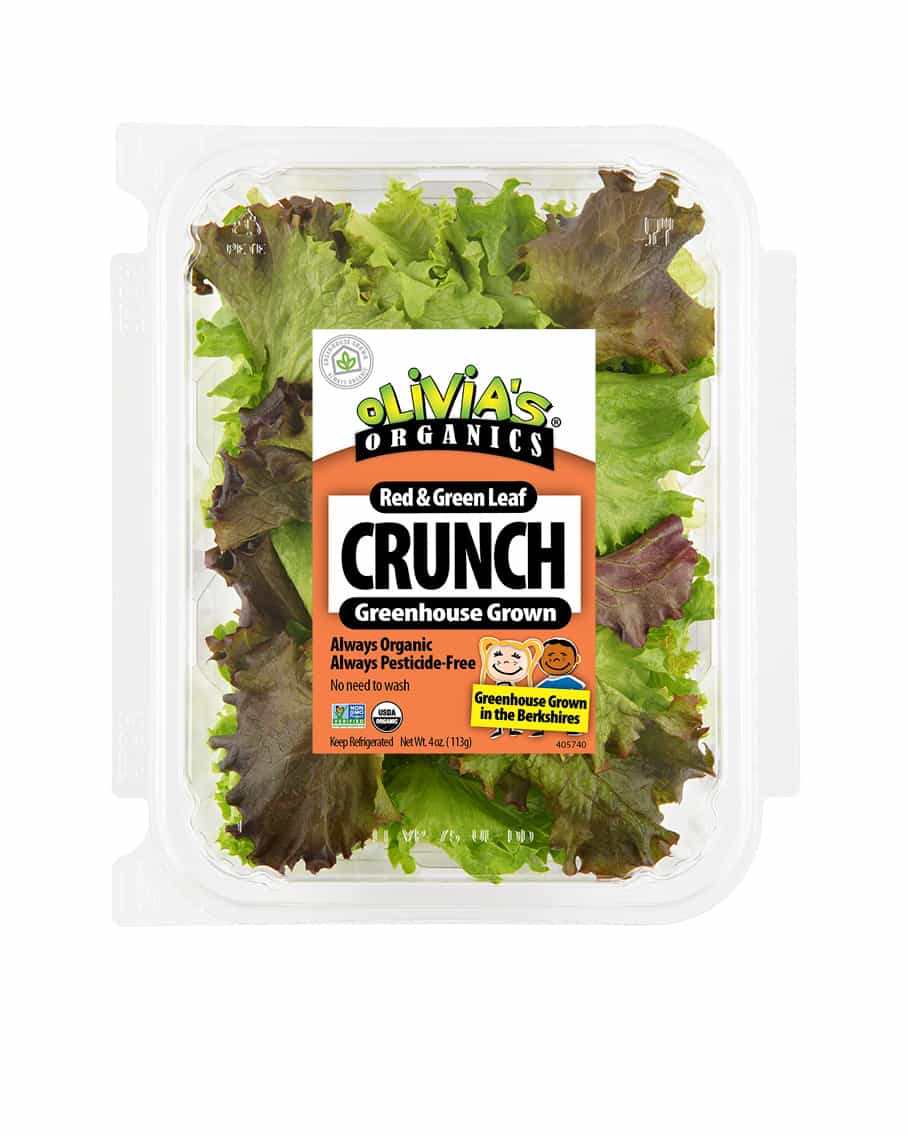 Olivia's Greenhouse Crunch Organic Red & Green Leaf 4oz Pkg - Food Fair