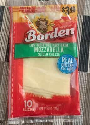 Borden Natural Mozz Slice - Food Fair