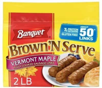 Banquet Brown/serve Maple Links - Food Fair