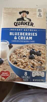 Quaker Inst Oatmeal Bluebry/crm - Food Fair